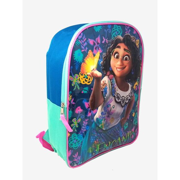 Encanto 15" Backpack Mirabel Madrigal w/ Disney 3D Raised Stickers Bruno Set - Picture 5 of 7